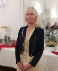 4 avril 2022: Remise des Palmes Académiques à R/Annie Spratbrow, présidente du club de Valenciennes-Hainaut