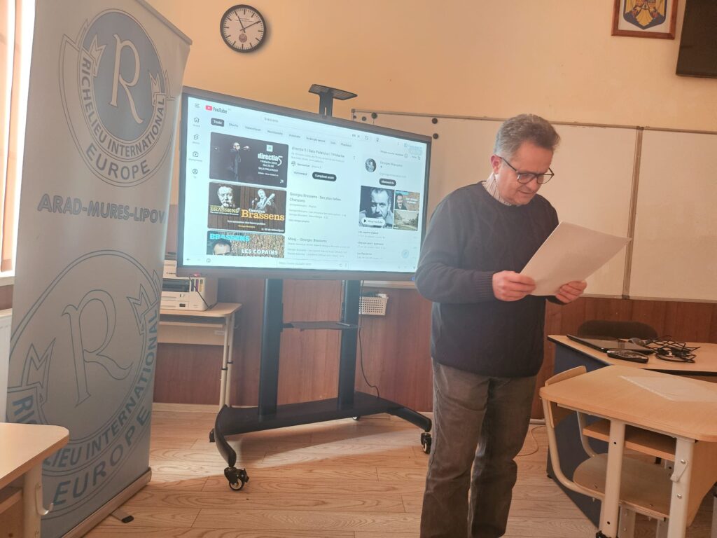 18 février 2026 : un parallèle entre Scarron et Brassens au club d’Arad