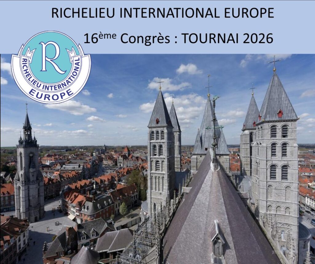 Du 9 au 11 octobre 2026 : 16<sup>ème</sup> Congrès du RIE à Tournai