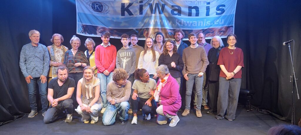 18 avril 2026 : le club Richelieu de Namur a remis un prix au concours de poésie du Kiwanis