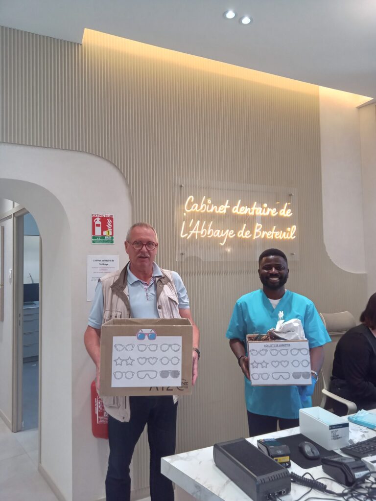 17 juin 2026 : Le club de Breteuil a remis 400 paires de lunettes à l’association “le bon œil”