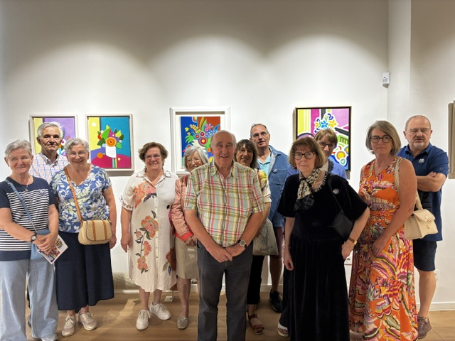 20 août 2026 : le club de Bastogne a visité l’exposition du peintre Willoos